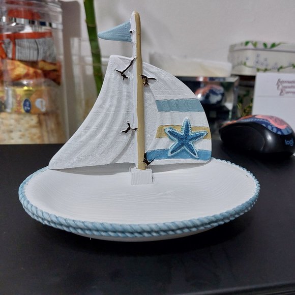 Sweet Home Collection Beach Life Bath Accessory Collection Bathroom Soap Dish - Picture 1 of 5